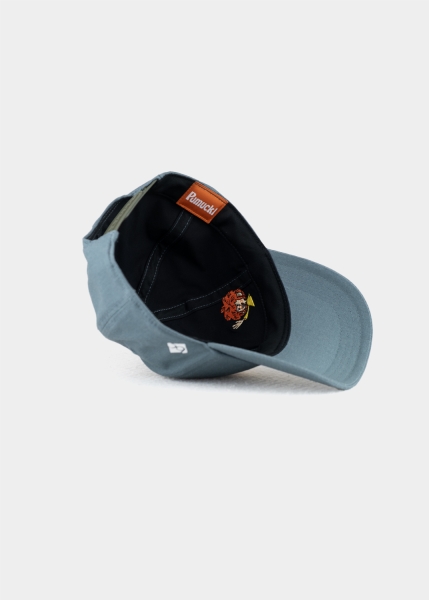 Cap "Pumuckl tanzt" - graublau (Kinder)